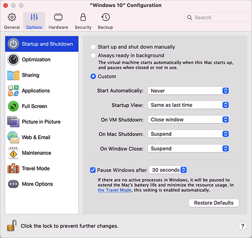 VM_Configuration_Startup and Shutdown